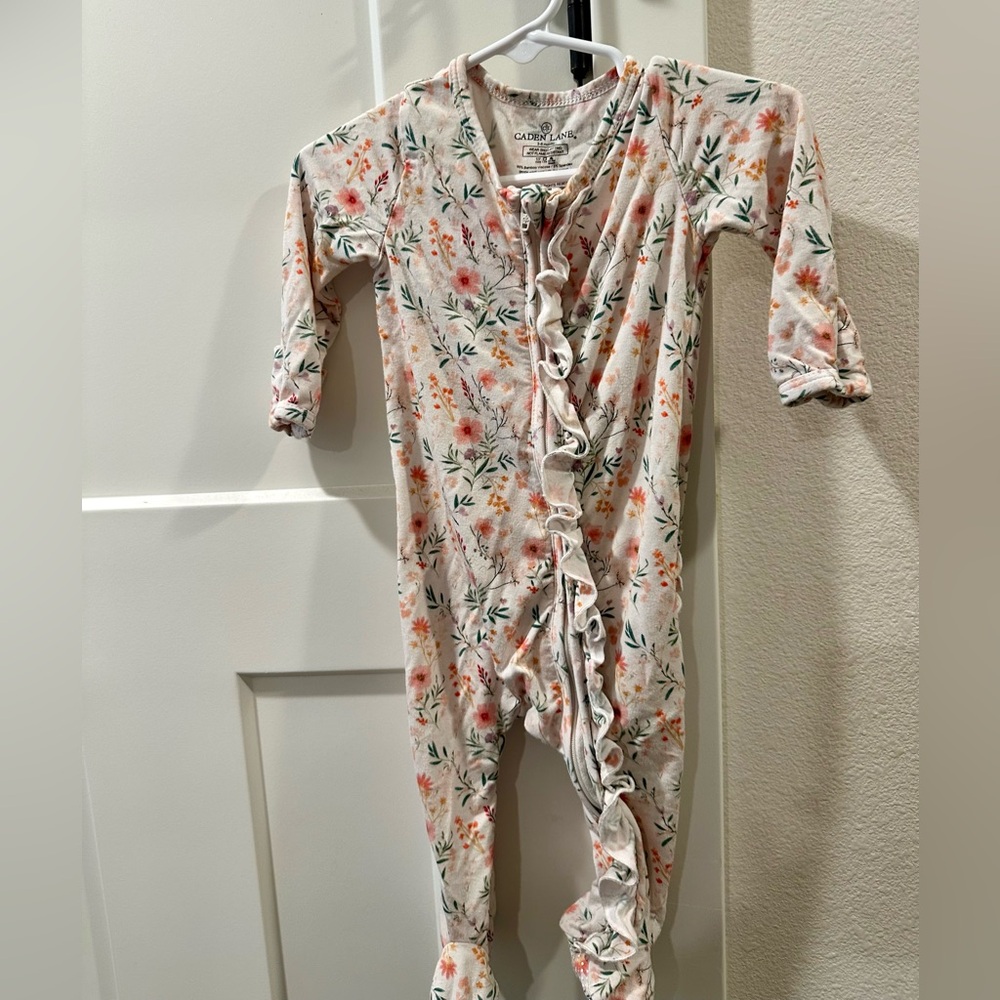 Caden Lane Zippy Pajamas 3-6 months